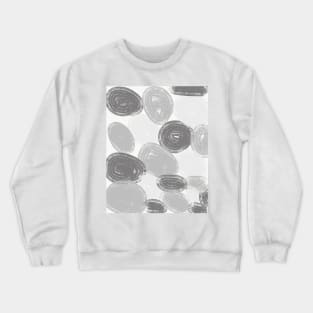 Grey Oyster Design Crewneck Sweatshirt